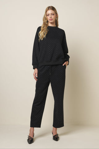 CONJUNTO MOLETINHO E CRISTAIS