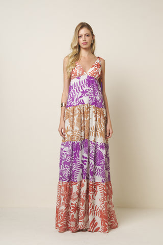 VESTIDO FOLIAGE COLORS